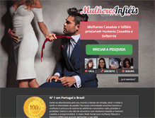 Tablet Screenshot of mulheresinfieis.com
